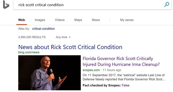 Ikuti Google, Bing hadirkan fitur anti-hoax