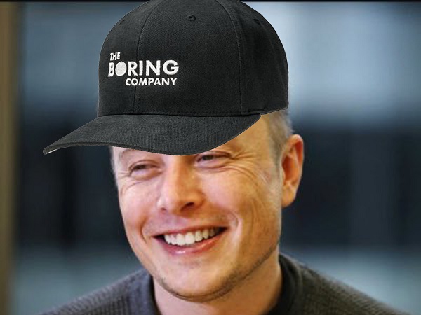 Elon Musk jualan topi The Boring Company