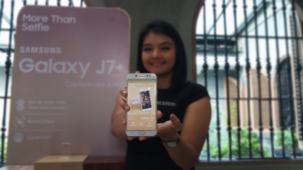 Tambah eksis dengan Samsung Galaxy J7+
