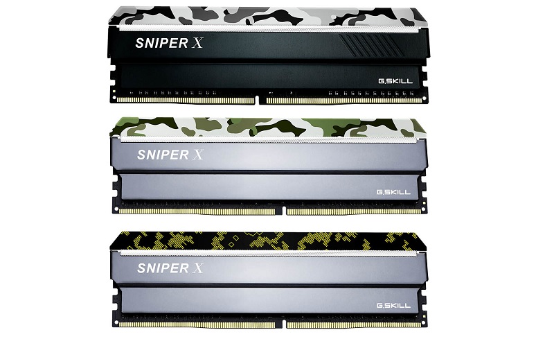 G.Skill Sniper X, memori DDR4 baru dengan corak militer