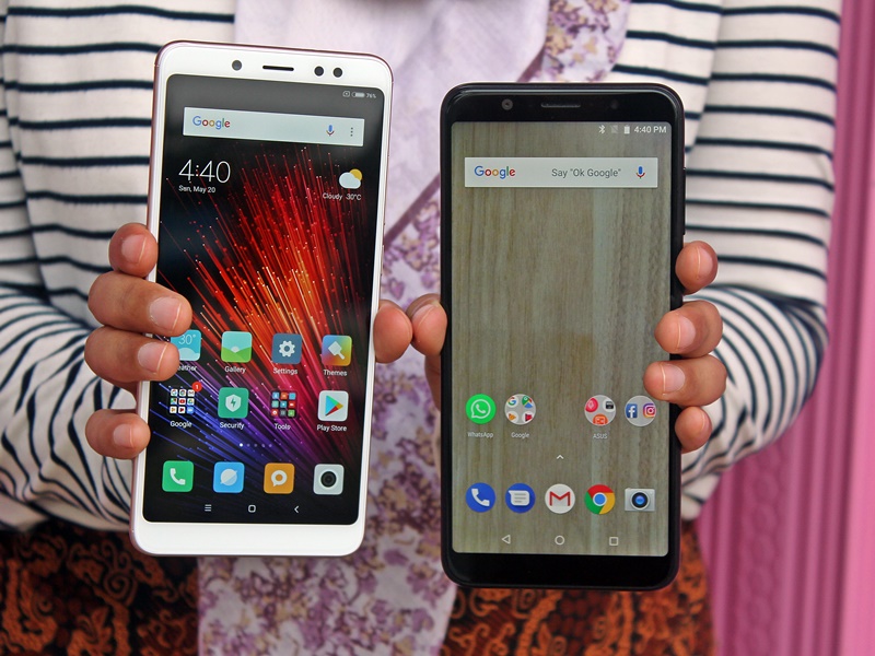 Zenfone Max Pro (M1) vs Redmi Note 5 spesifikasi review harga