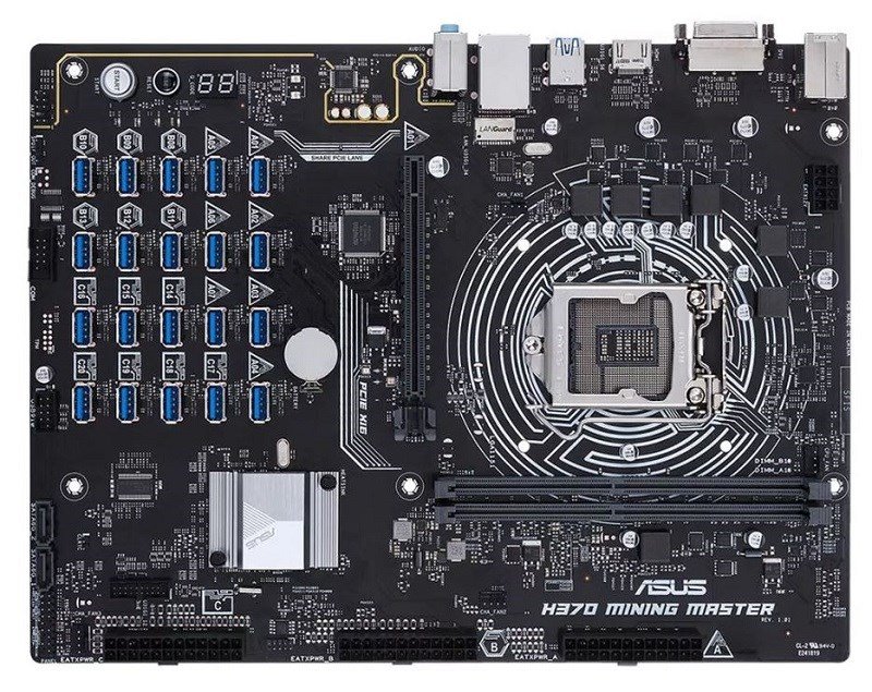Motherboard Asus ini bisa tampung 20 kartu grafis