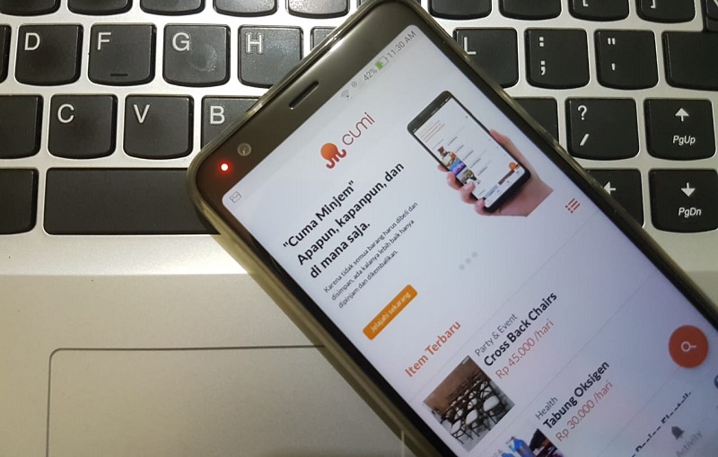 Cari barang untuk disewa? Coba gunakan aplikasi ini