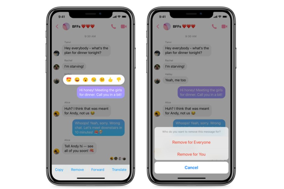Fitur Unsend resmi luncur di Facebook Messenger