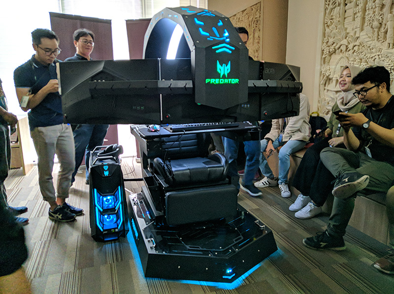 Acer boyong Predator Thronos, singgasana khusus gamer sultan