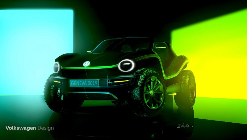 Volkswagen kenalkan konsep mobil buggy bertenaga listrik