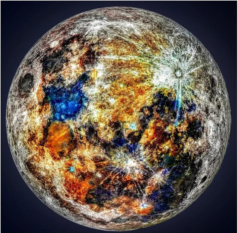 Begini warna bulan sesungguhnya