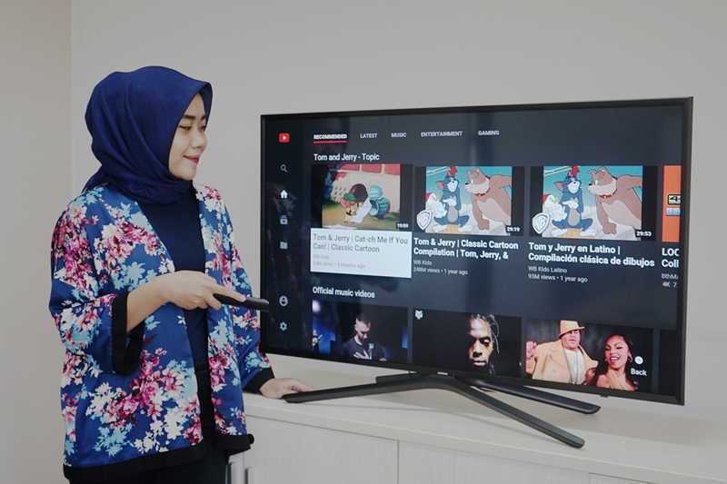Smart TV Samsung N5500, enak buat nonton Netflix di layar besar