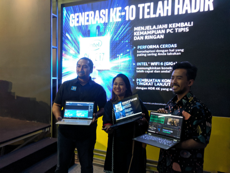 Intel pamer kecepatan video editing Core i7 generasi 10