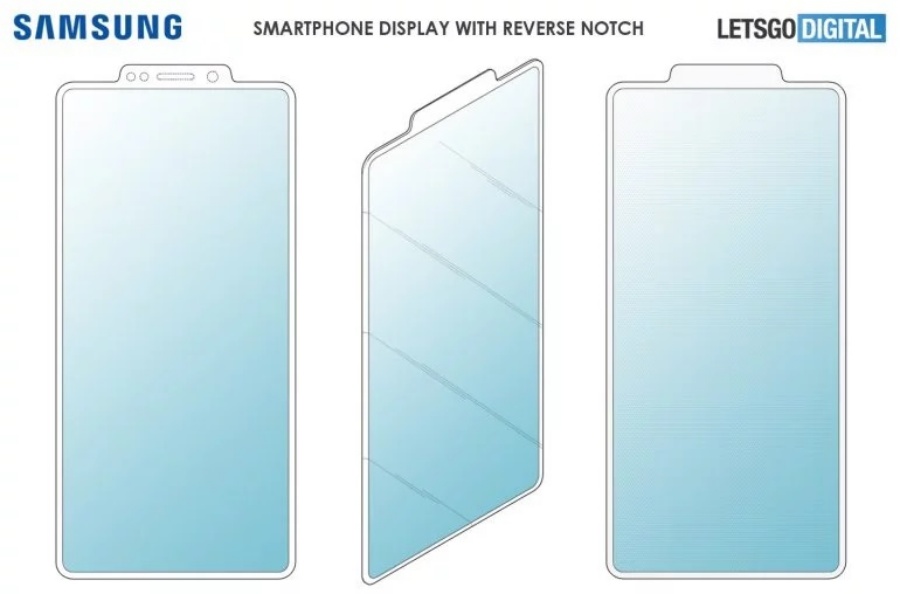 Samsung punya paten reverse notch