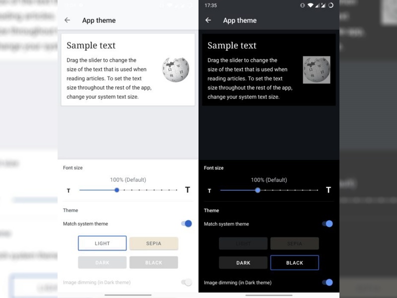 Dark Mode juga hadir di aplikasi Wikipedia
