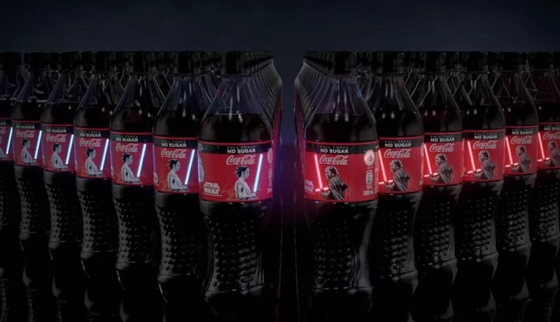Coca-Cola pakai layar OLED untuk botol edisi Star Wars