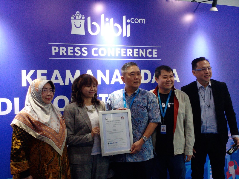 Blibli.com jadi e-commerce pertama yang meraih ISO 27001