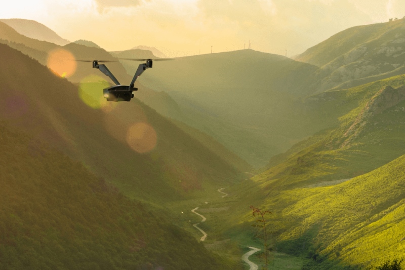 Drone ini punya waktu terbang 50 menit