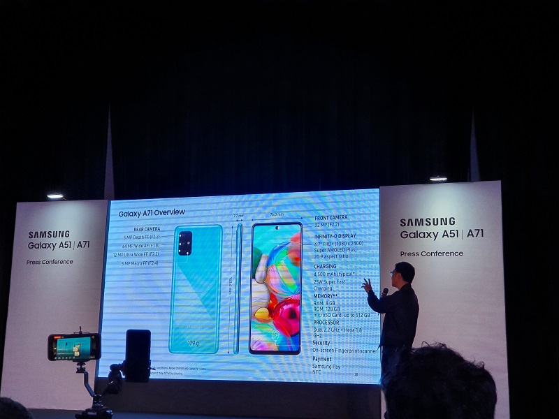 Samsung Galaxy A71 di Indonesia, pakai Snapdragon 730G