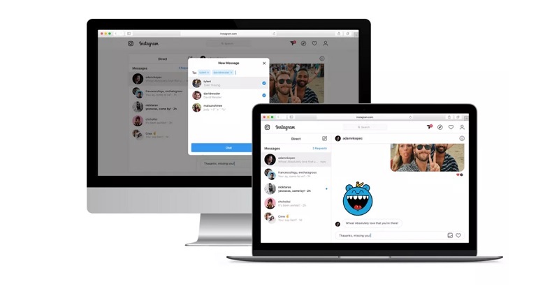 DM Instagram kini bisa diakses dari browser