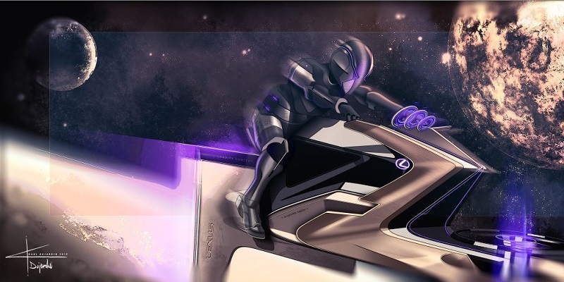 Lexus rancang kendaraan listrik untuk hidup di Bulan