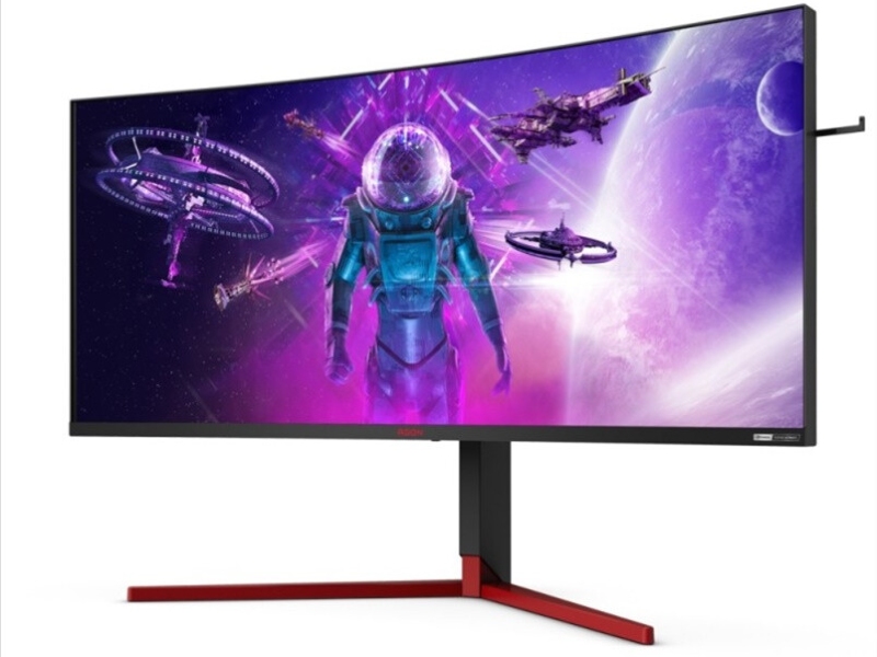 monitor gaming AOC lengkung dengan refresh rate 200 Hz