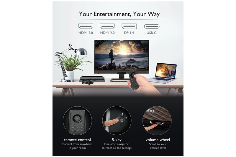 Monitor 4K BenQ EW3280U cocok buat nonton film dan main gim