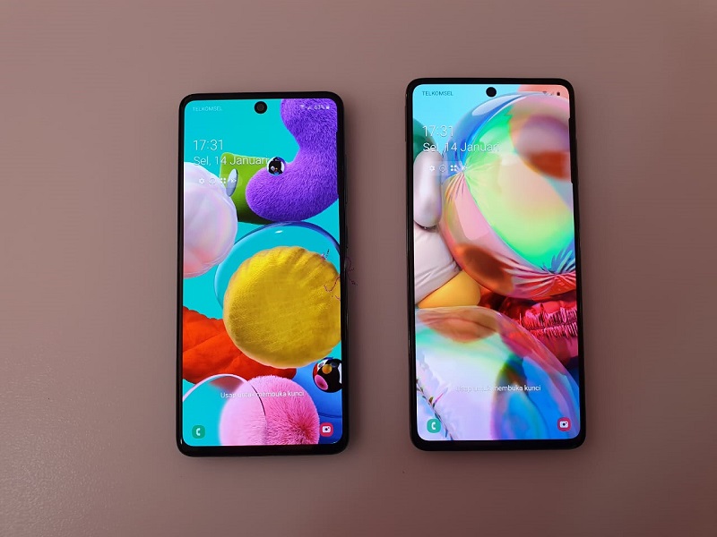 Galaxy A51 hadir dalam varian RAM 8GB/128GB