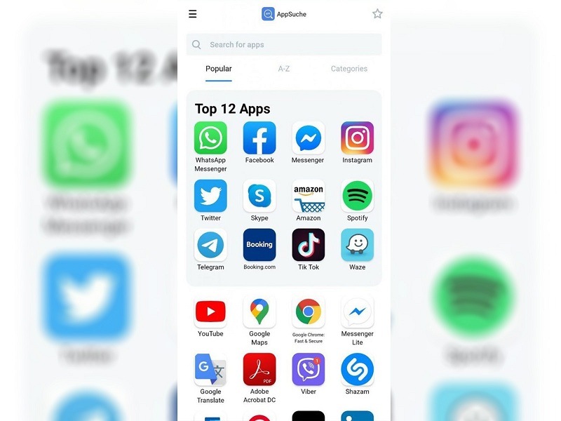 Bantu pengguna, Huawei uji coba AppSearch 
