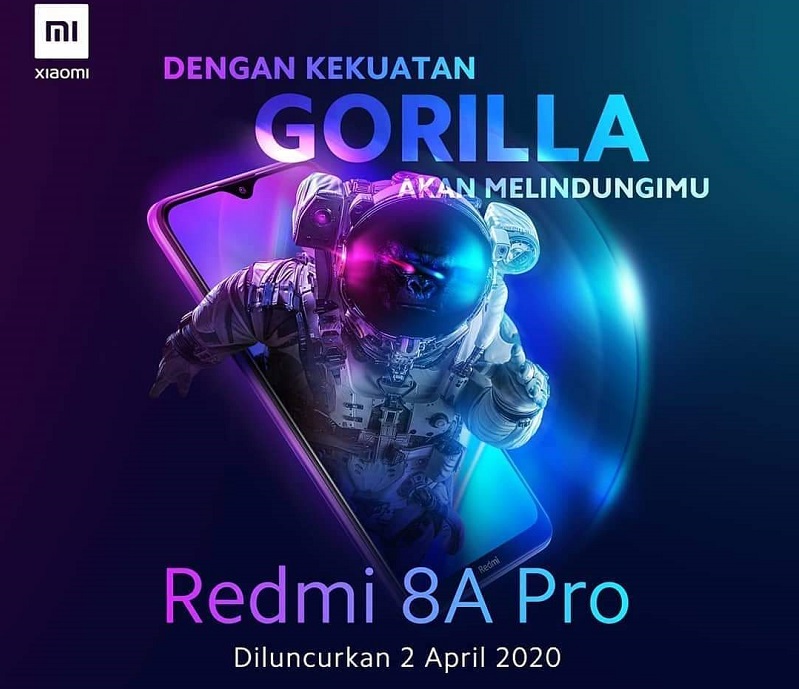 Xiaomi Redmi 8A Pro bakal rilis 2 April di Indonesia