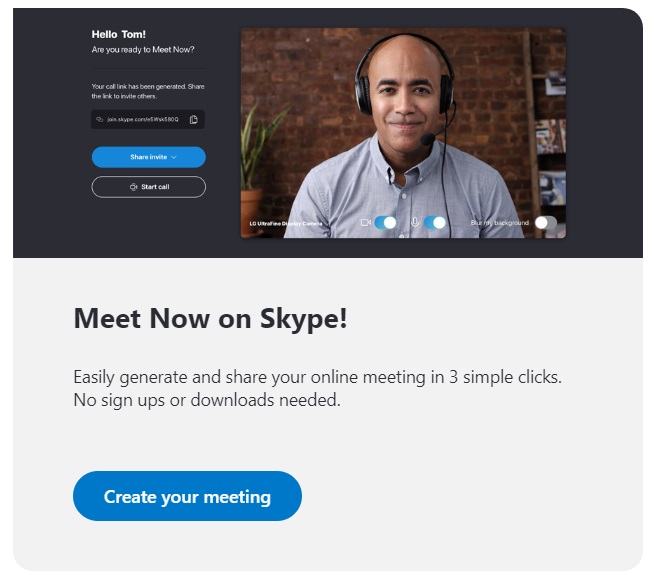 Meet Now, fitur baru Skype yang bisa dipakai tanpa sign-up