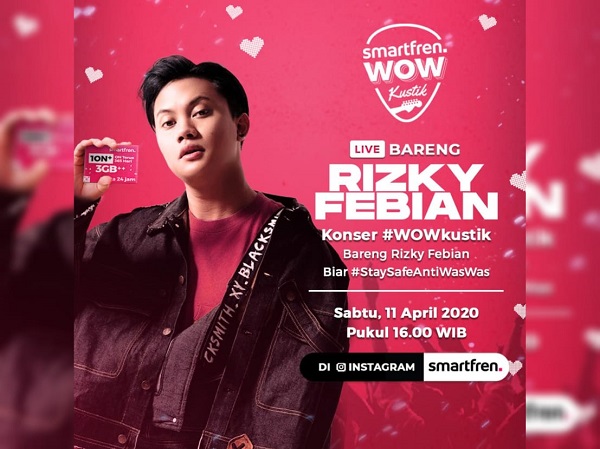 Smartfren gelar konser digital #WOWkustik hari ini