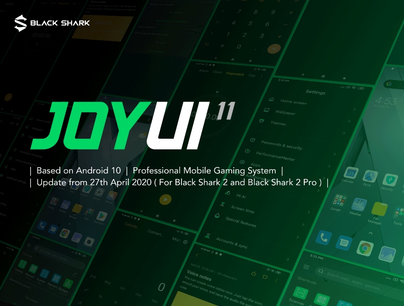 Black Shark JOYUI 11 Black Shark 2 dan Black Shark 2 Pro