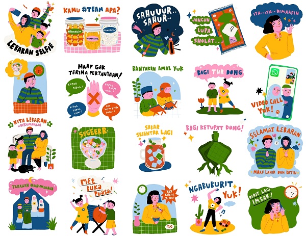 Whatsapp luncurkan stiker Ramadan khusus social-distancing