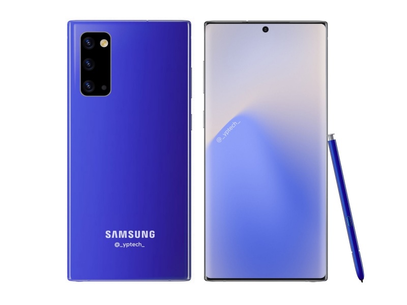 Desain kamera belakang Note 20 terungkap