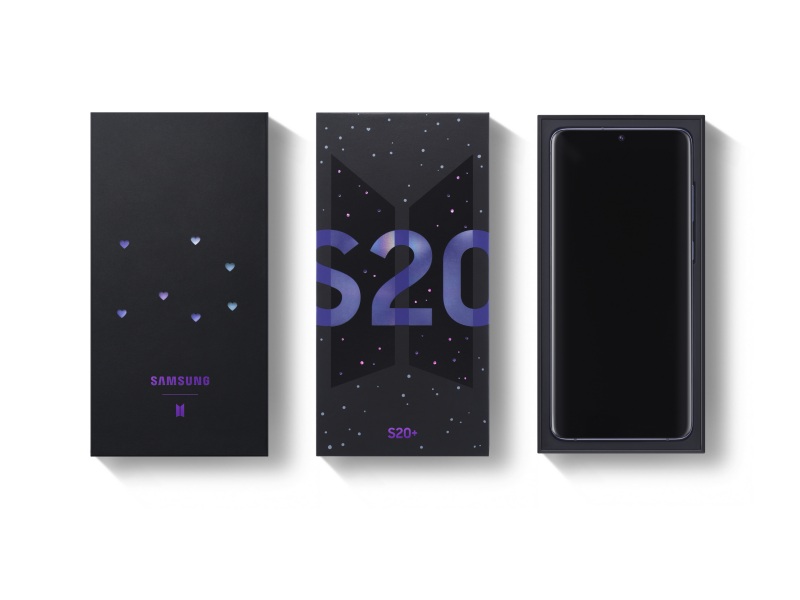 Samsung punya Galaxy S20+ dan Buds+ BTS Edition