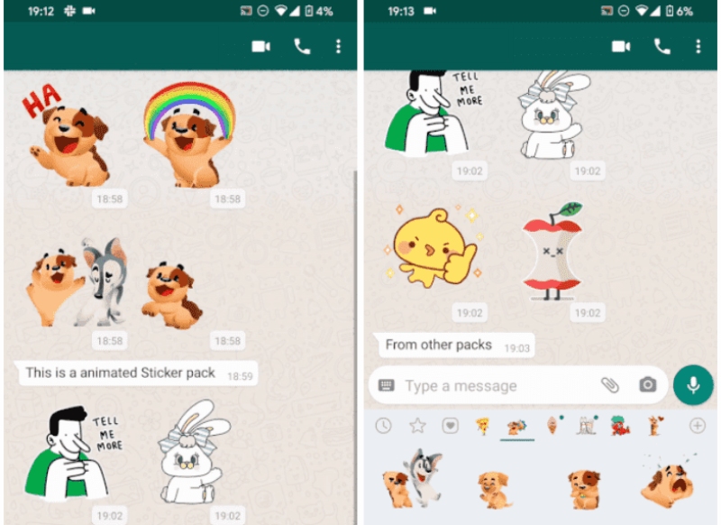 Sebentar lagi kita bisa kirim stiker bergerak di WhatsApp