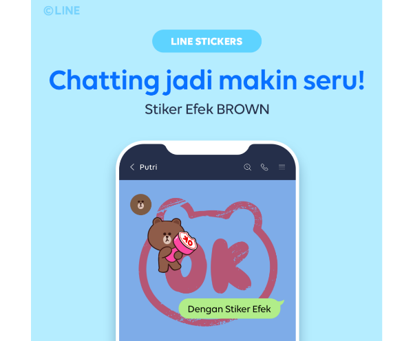 Line hadirkan fitur Stiker Efek