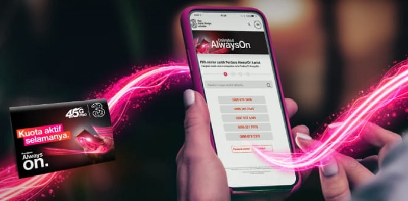 Kartu perdana Tri Indonesia kini bisa dipesan online