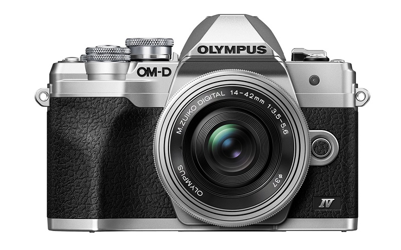 Olympus E-M10 Mark IV punya desain ringkas untuk pemula