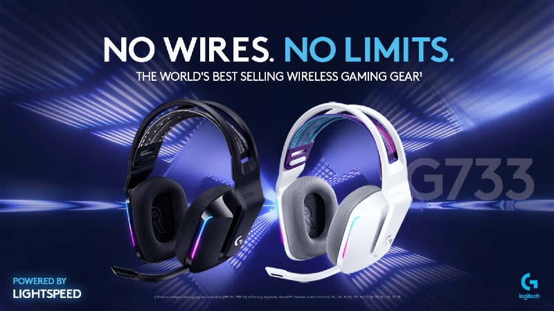 harga logitech G733 LIGHTSPEED Wireless Gaming Headset