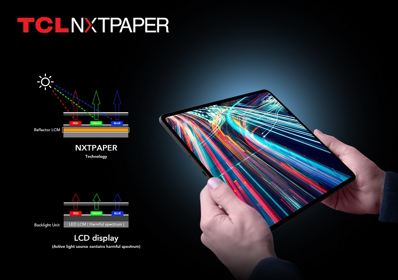 TCL kenalkan teknologi layar seperti kertas