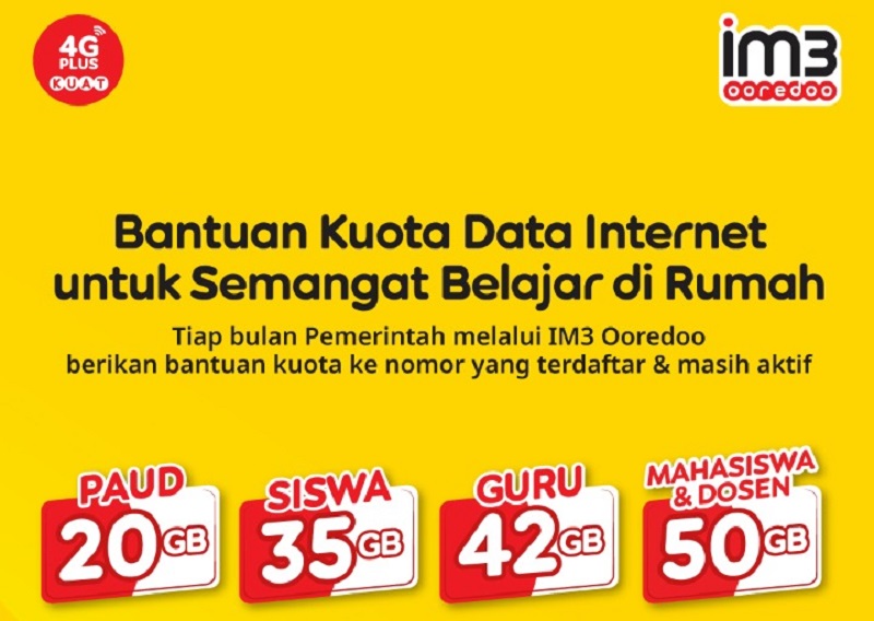 Indosat Ooredoo salurkan kuota PJJ hingga 50GB per orang