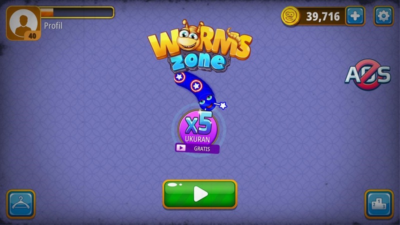 Worms Zone.io , gim cacing yang bikin nagih