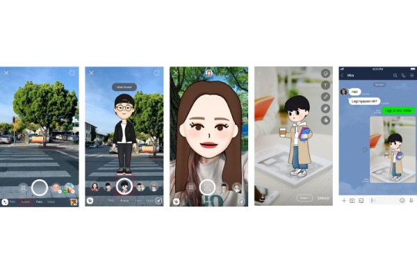 Line mungkinkan pengguna buat Avatar