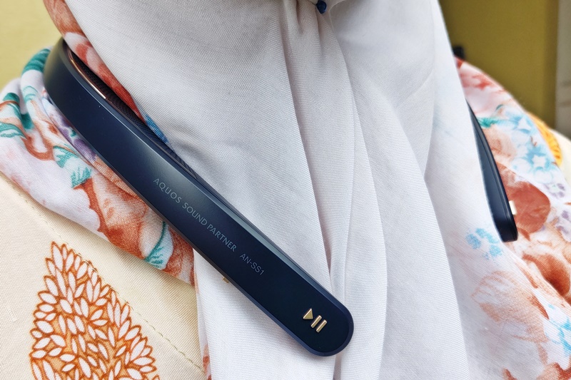 SHARP - 【SHARP】SOUND PARTNER  AN-SS1 SHARP AN-SS1(BK) Aquos Sound Partner Wireless Neckband