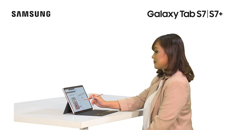 Fitur S Pen & S Notes Galaxy Tab S7 Plus untuk produktivitas