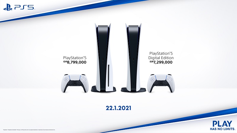Ini dia harga resmi PS5 di Indonesia