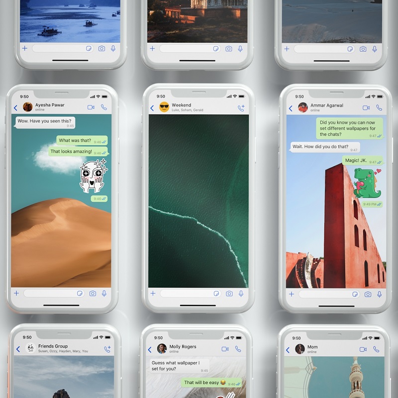 Pembaruan WhatsApp bisa sesuaikan wallpaper setiap chat