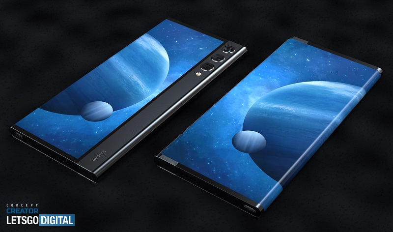 Xiaomi patenkan ponsel gulung dengan layar sekunder