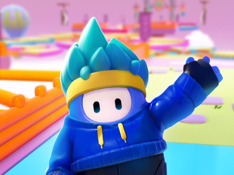 Ninja kini ada di gim Fall Guys