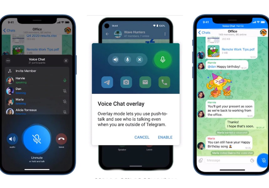 Telegram punya fitur baru mirip Discord