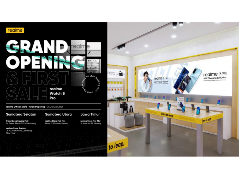 realme targetkan 100 Official Store di Q1 2021