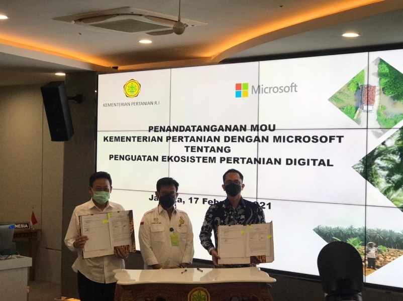 Kementan dan Microsoft kembangkan ekosistem agrikultur